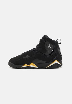JORDAN TRUE FLIGHT UNISEX - Basketbalschoenen - black/white/metallic gold