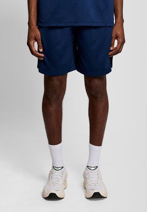 MID LAYERS EMBOSSED FOOTBALL - Kurze Sporthose - navy peony