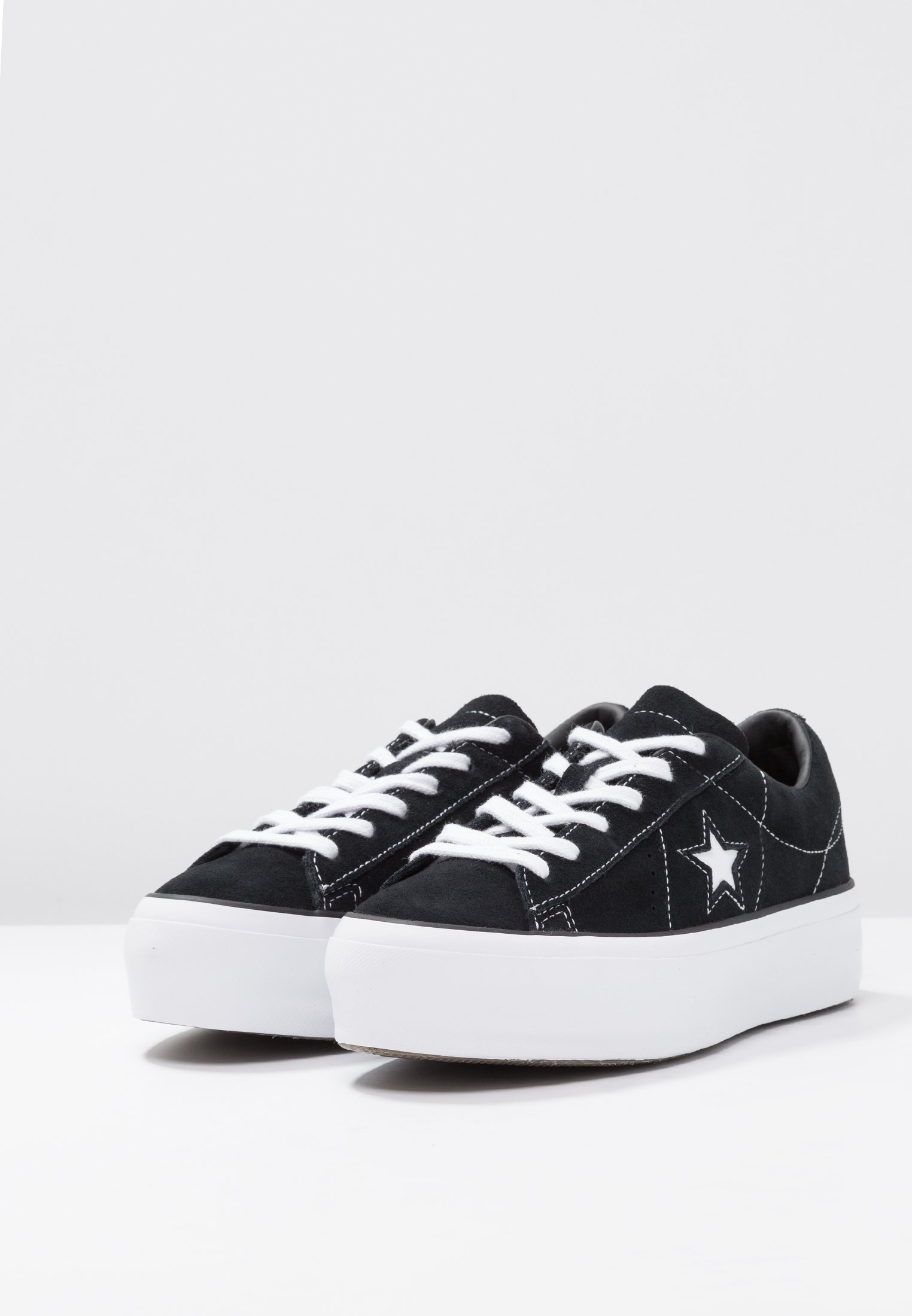 converse one star platform trainers
