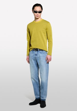 Sisley, REGULAR FIT WITH FRAYED HEM - Jeans Straight Leg - blue