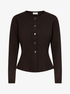 JDY, CARDIGAN JDYPRIME CARDIGAN - Chaqueta de punto - chocolate torte