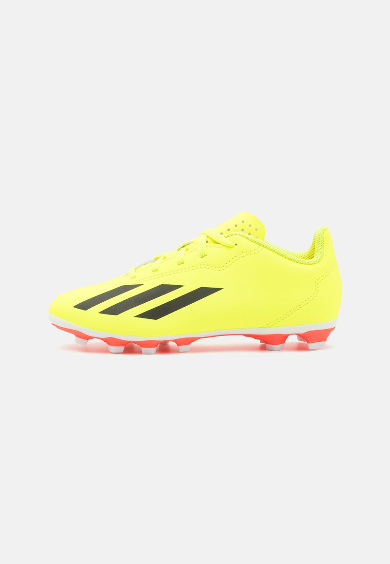 adidas Performance - CRAZYFAST CLUB FXG UNISEX - Voetbalschoenen met kunststof noppen - team solar yellow/core black/footwear white, Vergroten