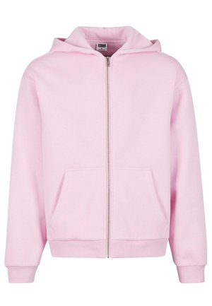 Urban Classics FLUFFY HOODY - Sweatjacke - softpink