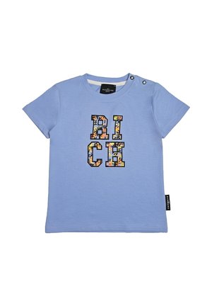 T-shirt con stampa - celeste