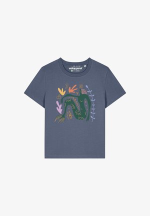 watapparel, LOVE AND FLEX - T-shirt imprimé - blue grey