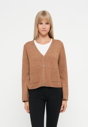 ONLRENE LIFE CARDIGAN - Neuletakki - mocha mousse