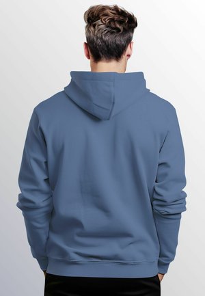 Neverless BADGE FASHION STREETSTYLE - Kapuzenpullover - indigo blue