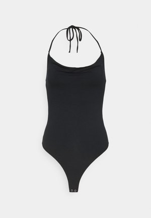 BARE COWL BODYSUIT - Top - black