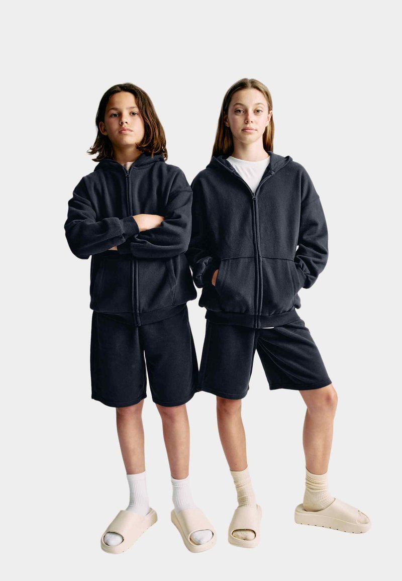 Marks & Spencer PLAIN HOODIE - Sudadera con cremallera - navy