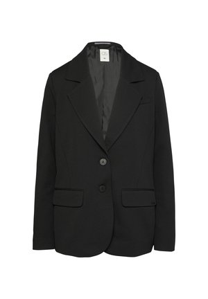 QS, MIT REVERSKRAGEN - Blazer - schwarz