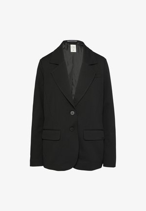 QS, MIT REVERSKRAGEN - Blazer - schwarz