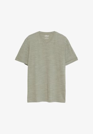 s.Oliver, T-SHIRT - T-Shirt basic - tannengrün