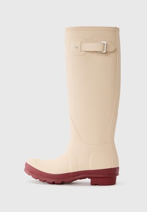 Gummistiefel - shifting sand/merlot