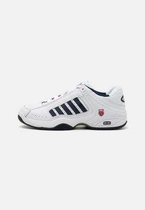 DEFIER RS - Multicourt tennis shoes - white/dress blues/fiery red