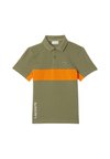 Polo - vert kaki orange
