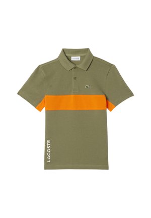 Polo shirt - vert kaki orange