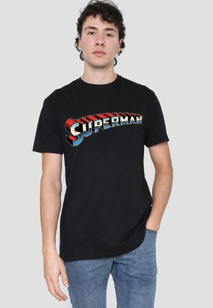 DC COMICS - SUPERMAN, SUPERMAN CHROME LOGO - T-Shirt print - black