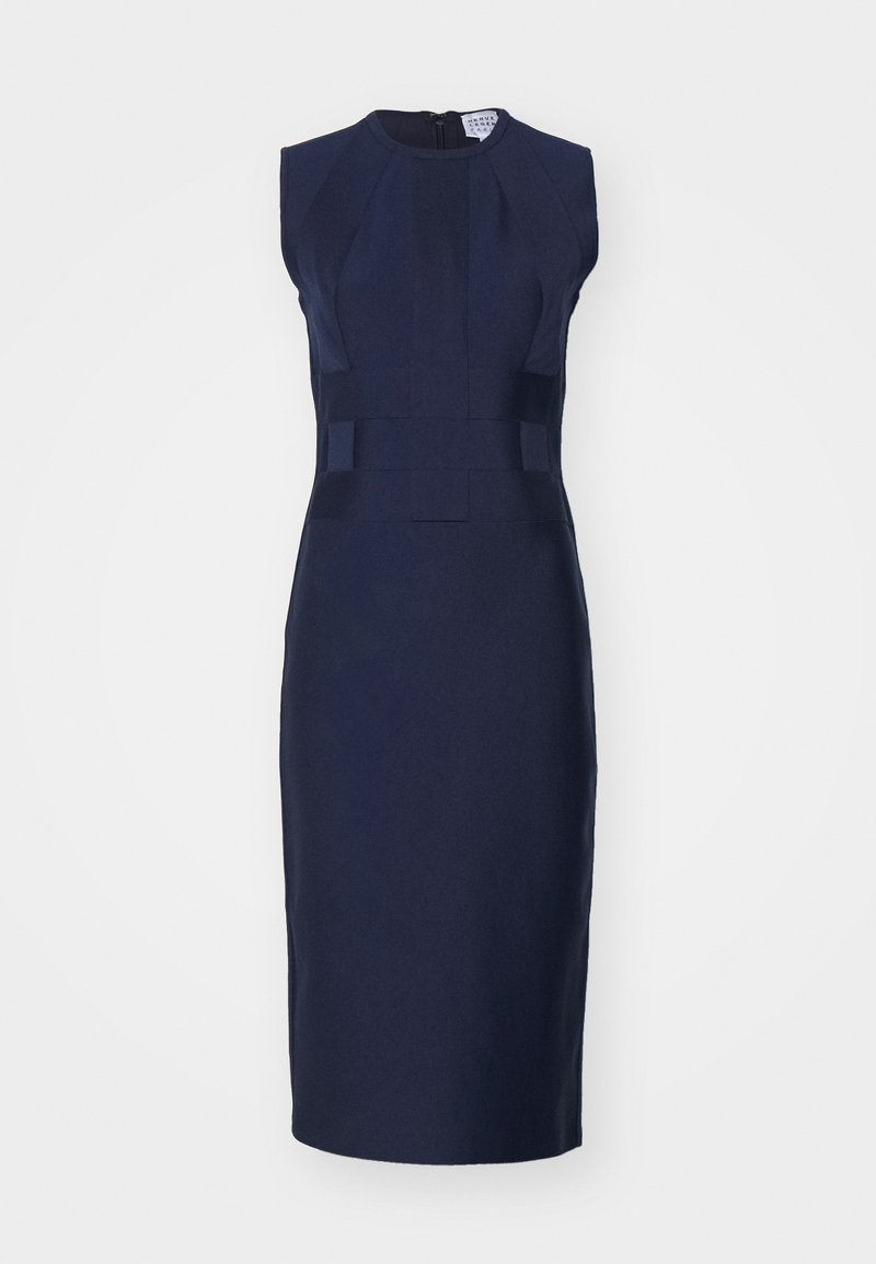 Hervé Léger Gebreide jurk blauw