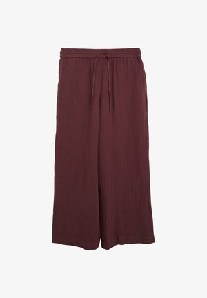 QS, HOSE - Stoffhose - bordeaux