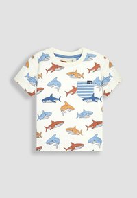 JoJo Maman Bébé 2-PACK REGULAR FIT - T-shirts basic - stone shark