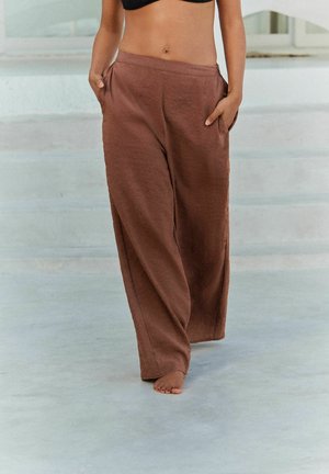 Next ROCHELLE HUMES COORD PULL-ONS WIDE LEG  - Bukser - chocolate brown