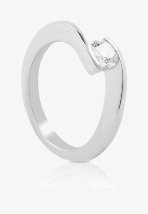 MUAU Schmuck SOLITAIRE RING DIAMANT 0.50CT. - Ring - weiss