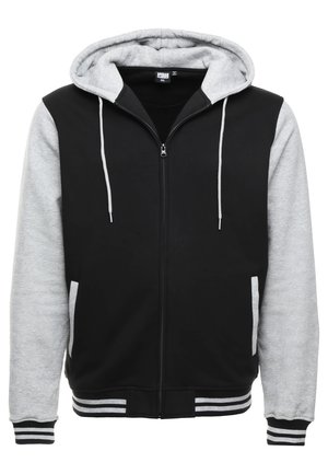 2-TONE ZIP HOODY - Jaka ar rāvējslēdzēju - black/grey