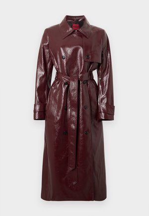 HUGO MISANDO - Trenchcoat - dark purple