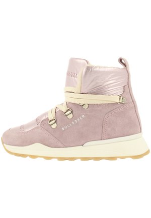 Lace-up ankle boots - pink