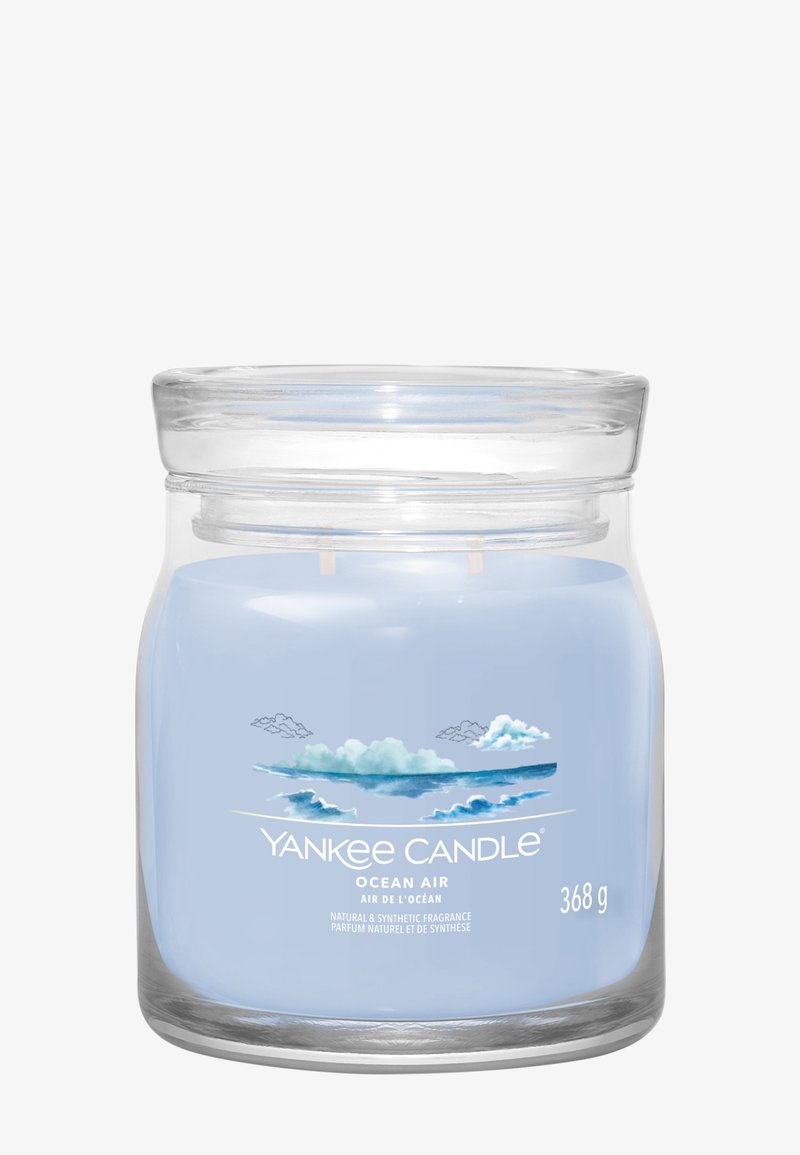 Yankee Candle SIGNATURE MEDIUM JAR OCEAN AIR - Doftljus - blue