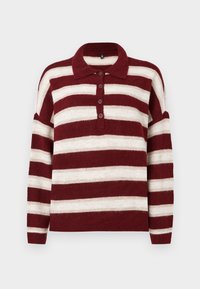 ONLTALIO NECK - Pullover - cabernet/humus/whitecap gray