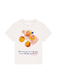 PEACHES - T-shirt print - off white