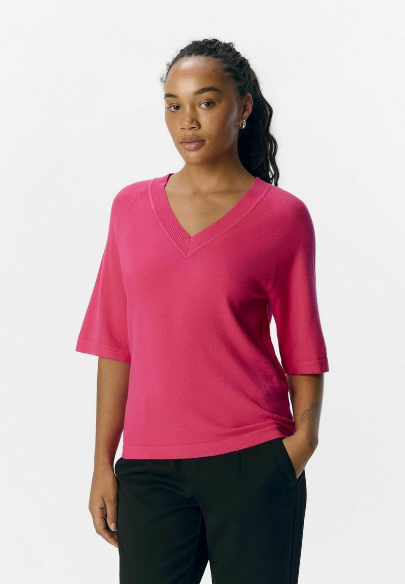 Object STRICK - Camiseta estampada - raspberry sorbet