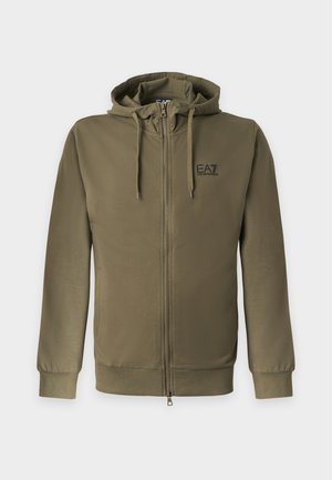 EA7 Emporio Armani, TRAIN CORE - Sweat zippé - kalamata