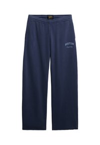ATHLETIC ESSENTIALS  FLARE - Pantalones deportivos - mariner navy