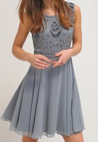 Lace & Beads Cocktailklänning - blue-grey