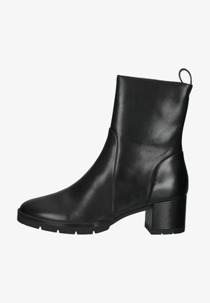 Platform ankle boots - schwarz
