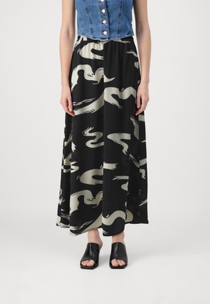ONLNOVA LONG SKIRT  - Maxi skirt - black
