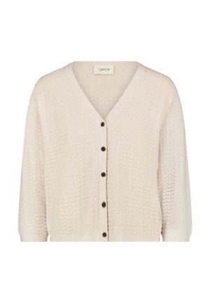 Cartoon, CARTOON MIT V-AUSSCHNITT STRICK-CARDIGAN - Strickjacke - beige