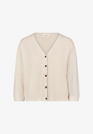 Cartoon, CARTOON MIT V-AUSSCHNITT STRICK-CARDIGAN - Vest - beige