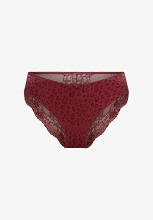 LingaDore, LINGADORE DAILY SLIP - Brasiliane - ruby wine jacquard