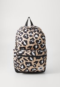 Converse - GO 2 LEOPARD BACKPACK UNISEX - Tagesrucksack - beige/black Thumbnail-Bild 1