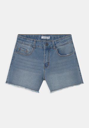 NKFRANDI MOM - Džínové kraťasy - light blue denim