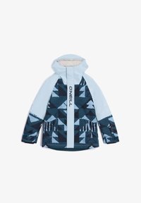 Izbrano, blue triangle ikat