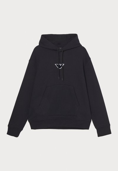 Emporio Armani FELPA - Felpa con cappuccio - blu navy