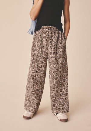 Next, OVERSIZED - WIDE LEG CRINKLE - Housut - animal