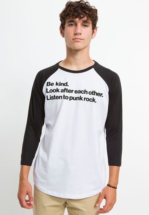 MUSIC LISTEN TO PUNK ROCK - Longsleeve - white black