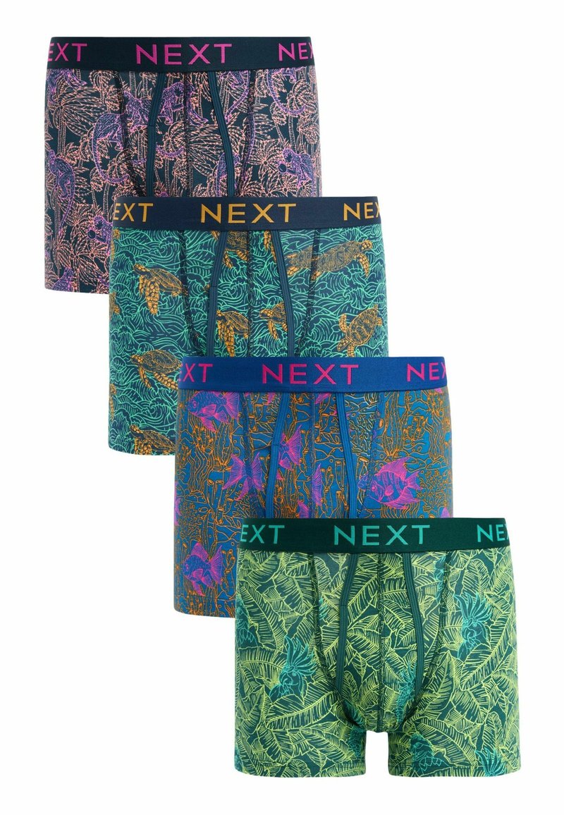 Next 4 PACK - Apakšbikses - navy blue colour pop animal