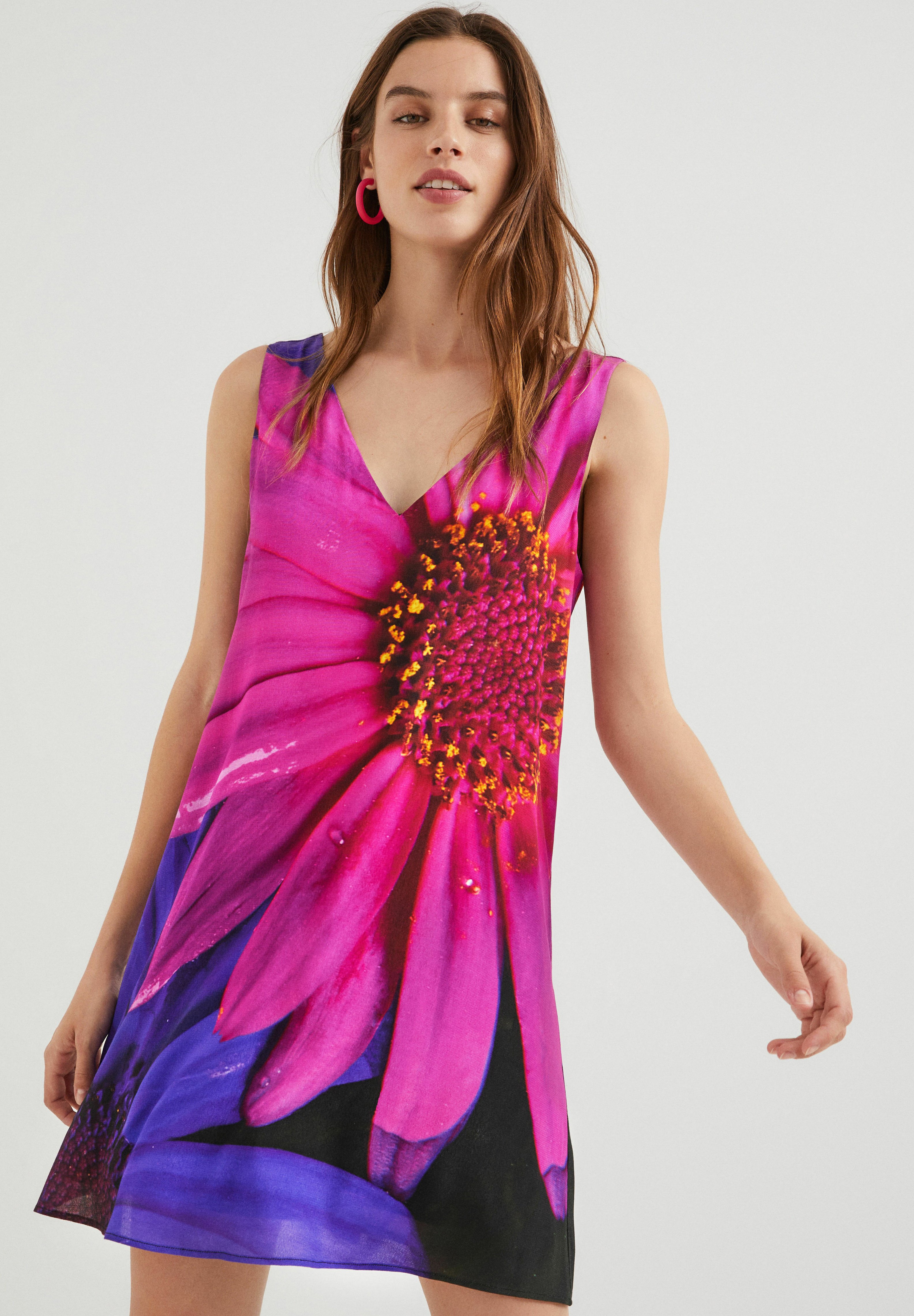 Vestido midi mandalas White | Ropa de baño Desigual Mujer - Seiki Vietnam