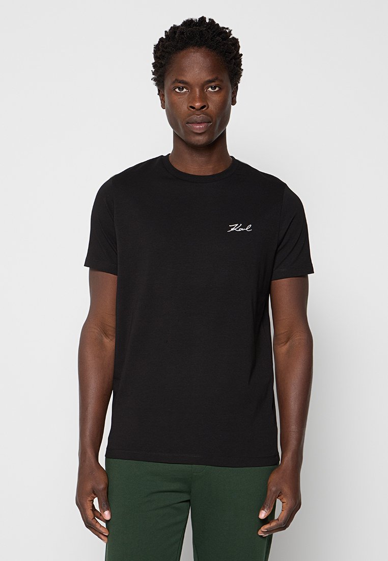 Karl Lagerfeld T-shirt basic zwart